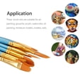 thumbnail image 4 of Juego de pinceles de pintura acrílica, 32/12 piezas de pinceles de artista de punta, pinceles de nailon para pintura de acuarela al óleo, pintura de modelo de cara y cuerpo, arte de uñas sidaley SH1105-70, 4 of 7
