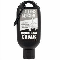 Liquid Gym Chalk - Mess-Free - Premium Sweat Resistant Long Lasting Grip Enhancer - Quick Dry Improved Hand Grip for Gymnastics, Rock Climbing, Powerlifting and More - Chalkness Monster 50 mL Bottle