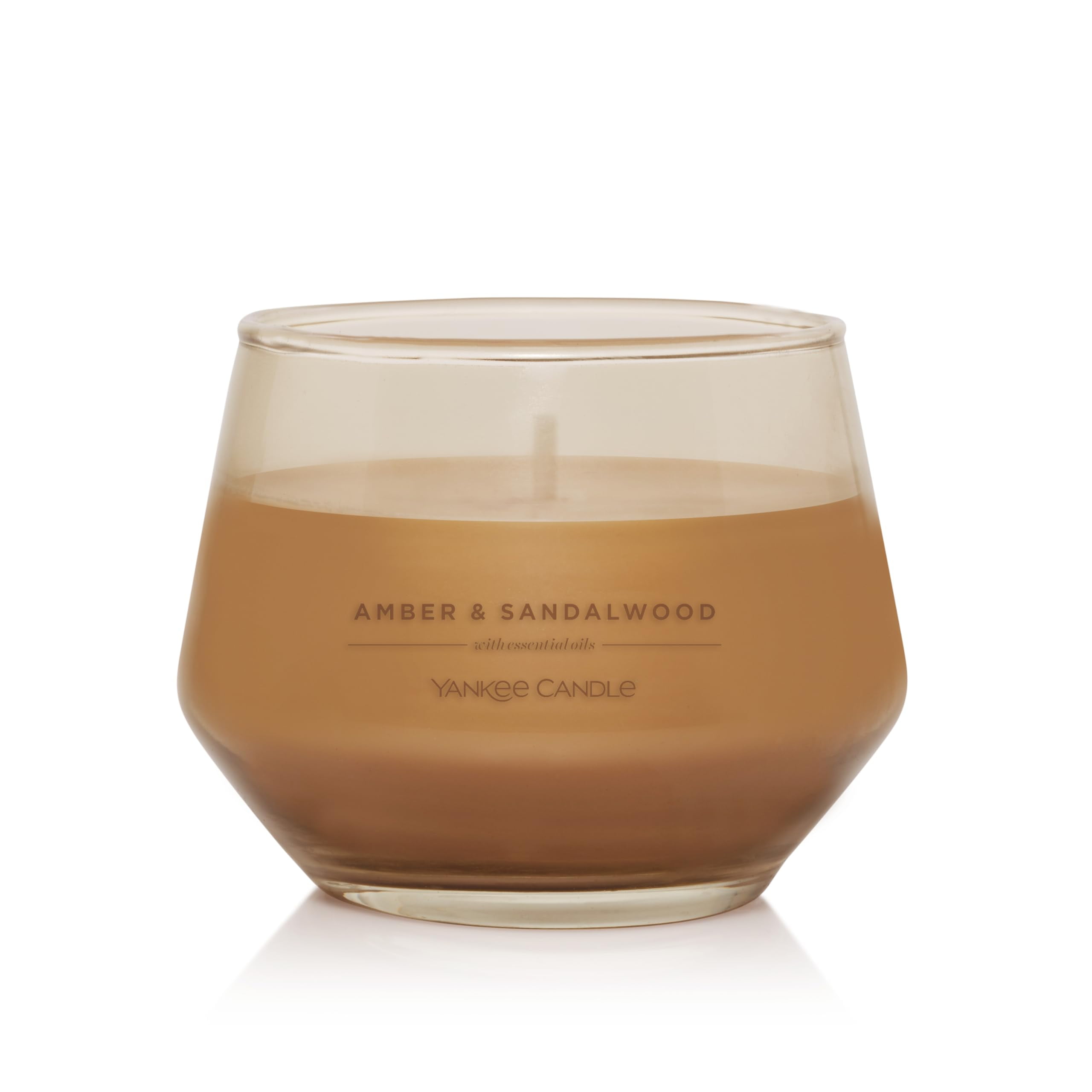 Yankee Candle Studio Collection Scented Jar, Amber & Sandalwood, 10 oz, 50 Hours Burn Time