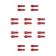 thumbnail image 1 of Sidaley 2 piezas de adhesivo para espejo retrovisor de coche, tira de cristal retrovisor de advertencia, cinta de conducción nocturna, Rojo 10piezas, 1 of 6
