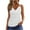 White, variant on Beach Vacation Clothes for Women Cute Athletic Shirts for Women Button Crop Tops Dance Top Crop Girls Winter Clothes Size 6 Top Pack Cute Tops Silk Cardigan Camisole Workout Spandex Hot Pink S