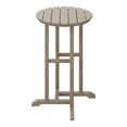 thumbnail image 3 of Costaelm Paradise Counter Height Bar Stools Outdoor Bistro Patio Bar Table Set, Weathered Wood, 3 of 7