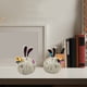 thumbnail image 5 of 2 Piezas De Adornos De Conejos De Paja, Conejitos De Resina Para Mesa, Conejitos Adorables, Decoración Artesanal Para El Hogar, Accesorios, Regalo, 5 of 7