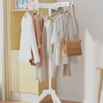 thumbnail image 4 of Tendedero giratorio de pie, plegable, para dormitorio, ideal para colgar ropa y bolsos, de metal., 4 of 6
