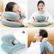 thumbnail image 5 of Almohada para siesta portátil, multifuncional, súper suave y lavable a máquina con diseño de explosiones. azul claro, 5 of 7