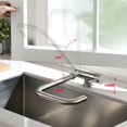 thumbnail image 2 of Effortless Kitchen Faucet, Space-Maximizing Foldable Arm, Stainless Steel Construction for Durability, Aerated Normal Jet & Shower Spray Options, 360 Degree Swivel for Seamless, 2 of 5