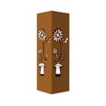 thumbnail image 2 of Rusty Metal Garden Column, 15.7 inches Garden Column Rust Steel Statue without Lid, Modern Garden Sculpture, Metal Patio Landscape Decor, Art Column for Lawn, Porch, Backyard Decoration, Style A, 2 of 9