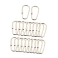 thumbnail image 2 of 20 hebillas de aro para llavero, hebillas de tornillo, suministros para colgar colgantes, resistentes, versátiles, para bricolaje, mosquetón de enlace, 2 of 8