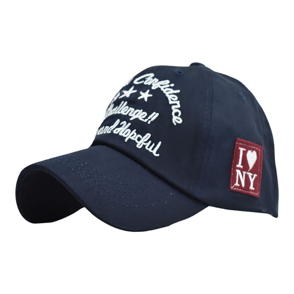 LEKODE Sun Hat Hiking Hats Gift Summer Hats Adjustable Unisex Sweat Caps for Men Funny Trucker Hat Outdoor Hat for Men Women for Golf Tennies Work Hat Cute Navy One Size