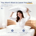thumbnail image 6 of SORMAG Pillows Queen Size Set of 4, Bed Pillows for Side and Back Sleepers, Soft Down Alternative Pillows, Hotel Quality and Machine Washable, 6 of 9