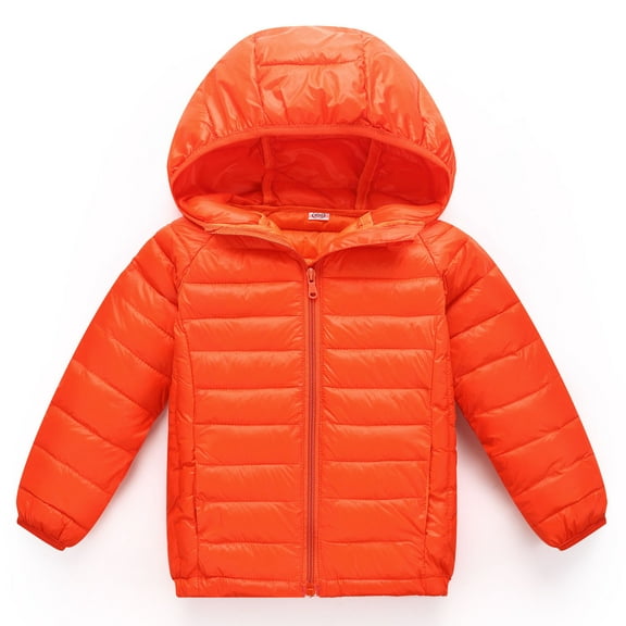 Bullpiano Kids Baby Boy Girl OutWear Coat Winter Warm Hooded Puffer Lightweight Water-Resistant Jacket Coat