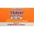 thumbnail image 5 of Motrin Concentrated Infants' Drops Dye-Free, Original Berry 1 oz (Pack of 2), 5 of 5