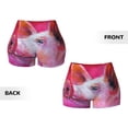thumbnail image 3 of Rocae Pig for Women's Quick-Dry Running Shorts,Ladies Active Athletic Apparel Yoga Workout Gym Running Volleyball Spandex Shorts, 3 of 9