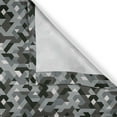 thumbnail image 5 of Ambesonne Abstract Grommet Curtain, Pixel Art Illustration, 50" x 96", Grey Black Pale Grey, 5 of 6