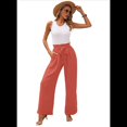 thumbnail image 1 of Pantalones de Salón de Pierna para Mujer, Color Coral, Talla XXL, 1 of 8