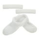 thumbnail image 3 of 1 juego de forros de felpa extraíbles para zapatos de invierno con banda protectora, pantuflas de algodón con forro grueso, suelas cálidas y acogedoras para zapatos y botas, color blanco, talla 28-29, 3 of 7