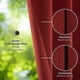 thumbnail image 3 of Set of 2 thermal blackout curtains - Red - 140 x 260 cm, 3 of 4