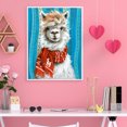 thumbnail image 4 of Mosaico de alpaca de pintura de diamante de taladro redondo completo Hugtrwg Para estrenar, 4 of 9