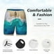 thumbnail image 3 of Fotbe Beach Traje de Baño para Hombre – Shorts de Natación de Secado Rápido con Forro y Bolsillos-Medium, 3 of 6