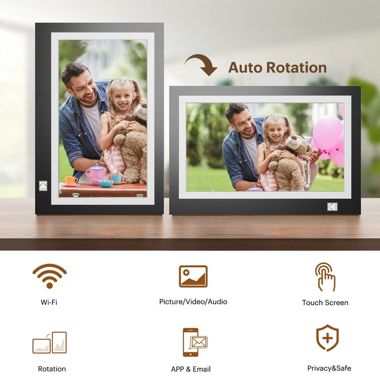 2024新製品 Kodak デジタルフォトフレーム 11.6インチWi-Fi対応 Amazon | 【2024新登場 HD画面 Google Photosに対応】KODAK Wifi