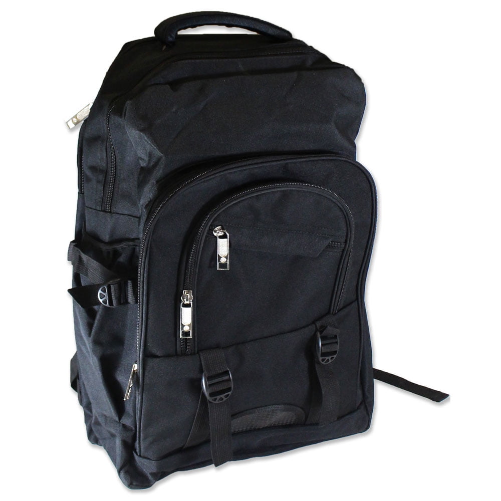 Hawk HAWK Black Canvas Travel & Outdoor Backpack AP703 Walmart
