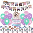 thumbnail image 1 of Bts Birthday Party Decorations, Birthday Supplies For Bangtan Boys Fans Include Bts Happy Birthday Banner Cake Toppers Balloons, 1 of 5