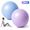 Blue & Purple, variant on Small Exercise Ball 2 Pack 8-10 Inch Mini Yoga Ball Anti-Burst Pilates Barre Fitness Ball