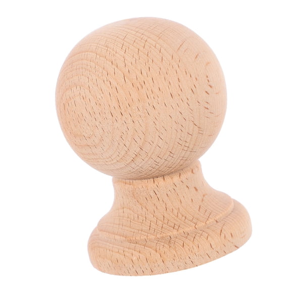 NICEXMAS Decorative Round Wood Ball Finial for Furniture and Staircase Home Projects