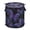 Neon Purple-blue Butterfly, variant on Pop-Up Collapsible Laundry Hamper With Zippered Lid Dual Handles 50L Butterfly Gradient