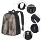 thumbnail image 2 of Easygdp Wooden Texture Mochila de Gran Capacidad Minimalista Ideal para Escuela, Viajes y Uso Diario, 2 of 6