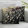 thumbnail image 3 of Chilfamy Cubes Triangles Abstract Throw Pillow Covers Couch Pillowcases Cushion for Home Decor Printed on Both Sides 1PC 22x22in, 3 of 5