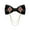 Black-S1, variant on MENDENG Black Bow Ties for Men Pre-Tied Rhinestone Pearl Chain Decor Tuxedo Adjustable Men's Bowtie (Gold/White)