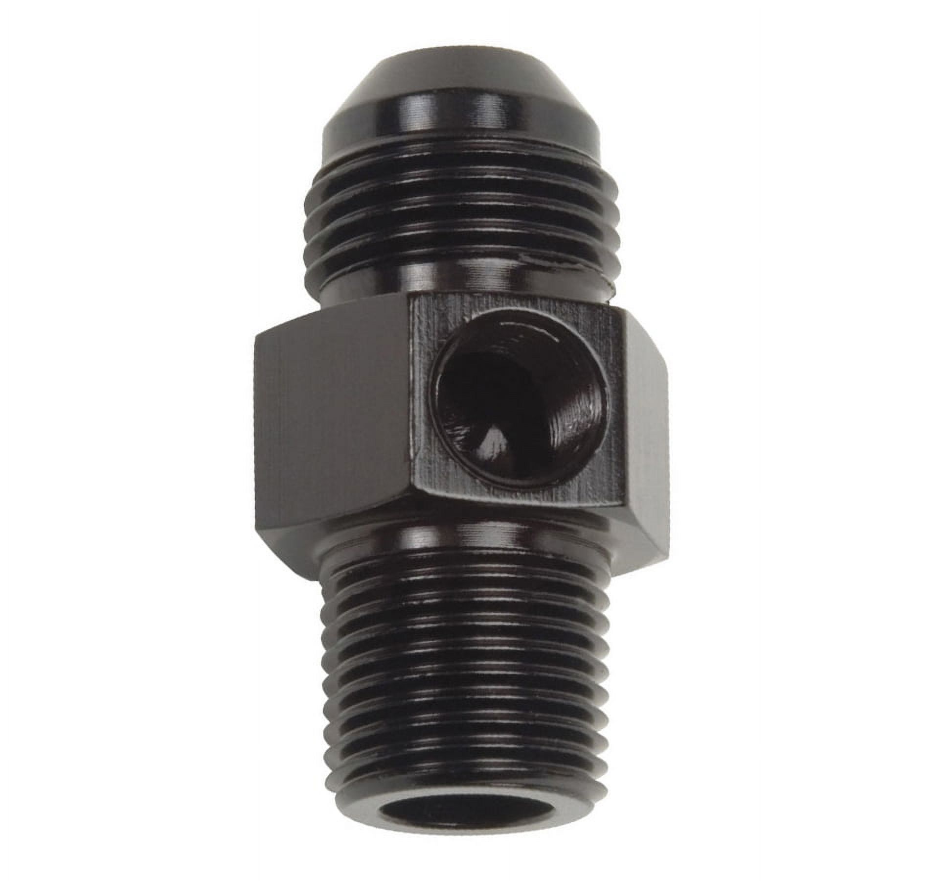 Russell Performance -6 AN Flare to 3/8in Pipe Pressure Adapter (Black)