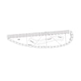 thumbnail image 3 of KLKCMS French Curve Pattern Ruler Clear Metric Sewing Ruler for Beginners Designers 48.62cm, 3 of 9