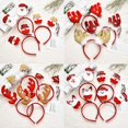 thumbnail image 2 of Diademas de Navidad para niños, diademas de Papá Noel, astas de alce, diadema para bebé, orejas de elfo, cuernos, accesorios para el cabello de Papá Noel, 2 of 4