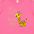 thumbnail image 4 of Inktastic My Papa Loves me- cute giraffe Boys or Girls Baby T-Shirt, 4 of 5