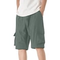 thumbnail image 2 of WILLBEST Conjunto de 2 Piezas de Camiseta y Pantalones Cortos con Parches Hipster para Hombre, Chándal Deportivo, 2 of 8