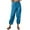 Sky Blue, variant on Bibifish Womens Pants Drawstring Waist Side Pocket Lightweight Pants With Button Detail Hem Loose Fit Casual Outings Comfortable Pants