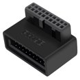 thumbnail image 4 of 2X PH19B USB 3.0 Encabezado Interno USB3.0 19 / 20P Enchufe Adaptador Convertidor de 90 Grados para Computadora Placa Base, 4 of 8