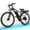 Black, variant on Adults Electric Mountain Bike, 48V10.4Ah Removable Battery Lightweight Ebike, 500W 28MPH Brushless Motor, 27.5" Tire Step Over E-MTB, with Fender & Rear Rack Black E Bicycle