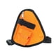 thumbnail image 4 of Estuche de transporte para radio bidireccional en el pecho, multifuncional y ajustable. Naranja, 4 of 9