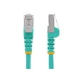 thumbnail image 2 of StarTech.com Câble Ethernet 35 Pieds LSZH CAT6a, Aqua, 10 Gigabit Snagless RJ45 100W Patch Cordon, CAT 6A 10GbE 27AWG S/FTP avec Soulagement de la Souche, Testé contre les Chutes - Faible Fumée Catégorie Halogène 6A (NLAQ-35F-CAT6A-PATCH) - Câble Patch - RJ-45 (m) à RJ-45m - 80g/a - Sans Halogènes, Stripea - Stripea, Stripe, 2 of 5