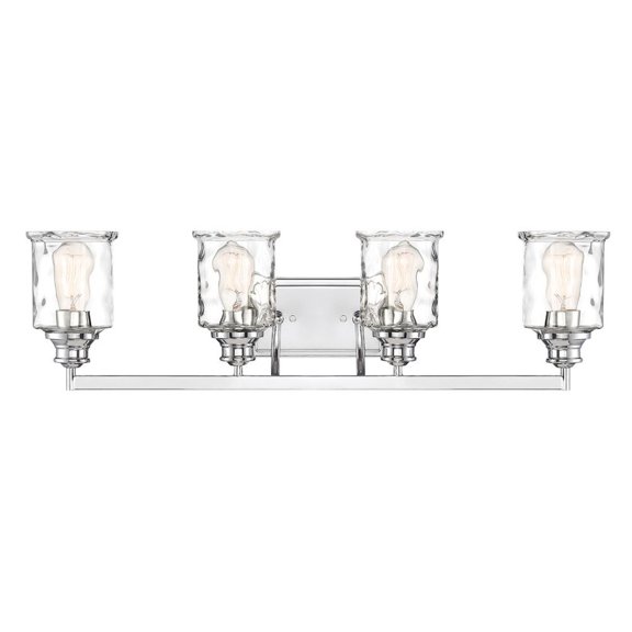96304-PN-Designers Fountain-Drake - Four Light Bath Bar-Polished Nickel Finish