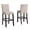 Beige, variant on Roundhill Furniture Biony Bar Stool, Blue, Set of 2