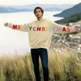 thumbnail image 4 of Merry Christmas Matching Hoodies for Couples Mens Women Pullover Long Sleeve Funny Hug Design Oversized Cute Couple Hoodies M, 4 of 5