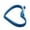 Blue, variant on Bakeware Heart Shaped Pancake Pan for Holiday Breakfasts and Festive Themed Celebrations Silicone Egg Frying Tool for Valentines Day and