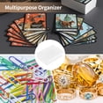 thumbnail image 5 of 24 PCS Clear Plastic Playing Card Boxes, Snap Closed Card Deck Case, Empty Clear Poker Holder, Gaming Card Storage Organizer, Trading Card Box, Transparent Plastic Box for Bank Business Cards, 5 of 5