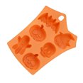 thumbnail image 3 of Injueey Molde de silicona para pastel de Halloween 6 en 1, molde para hornear galletas de Chocolate y jabón con cubitos de hielo Herramientas y accesorios para hornear, 3 of 6