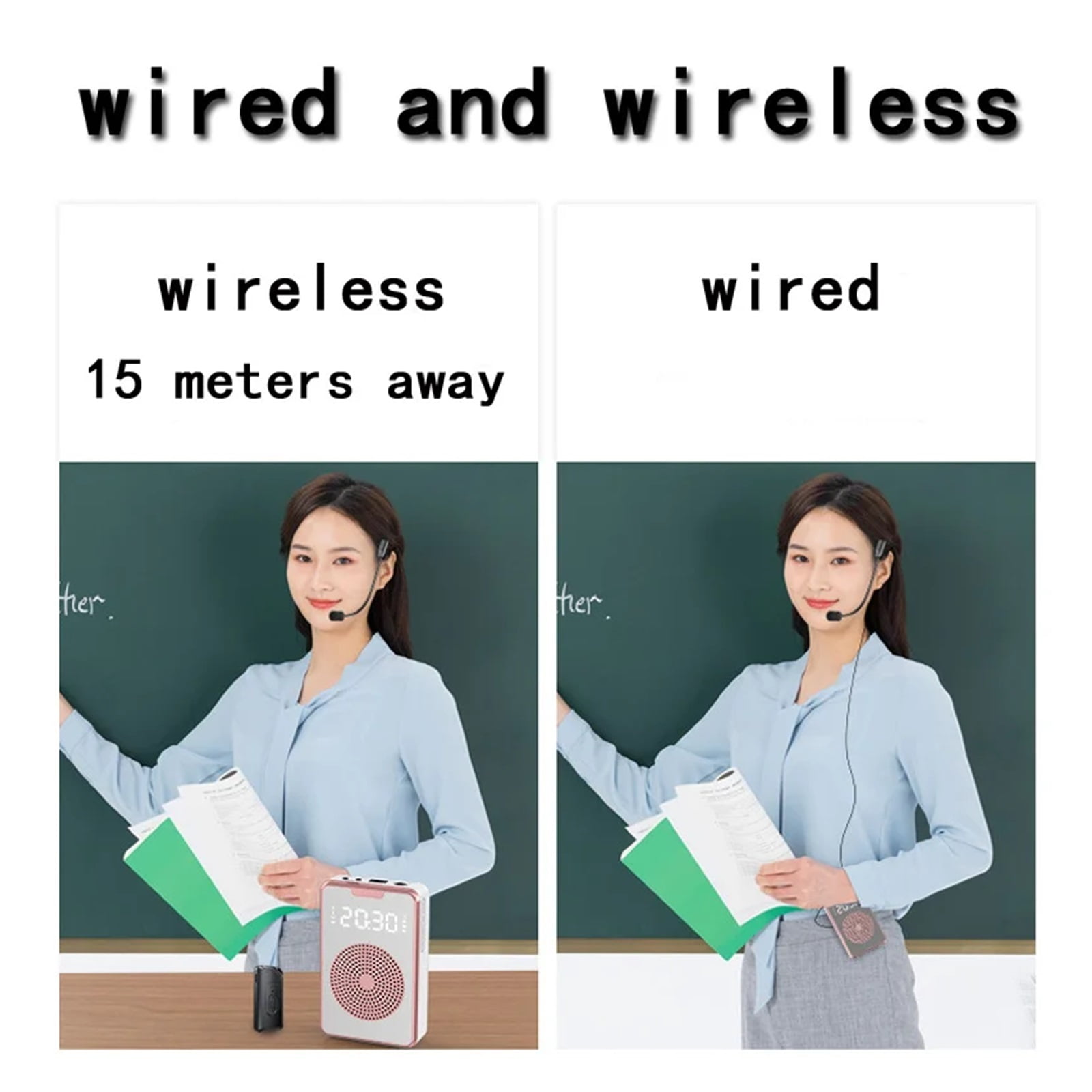 Portable Wireless Voice Amplifier Microphone Teaching Megaphone Little Bee Loudspeaker For Teacher Outdoor Tour Guide ,Powerful&Original Sound