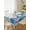Lake Blue, variant on Aqua Coastal Beach Table Cloth, Modern Oil Painting Nautical Waterproof Tablecloth for Square Tables, Reusable Washable Fabric Table Cover for Restaurant Kitchen Dining Tables 54"x54"